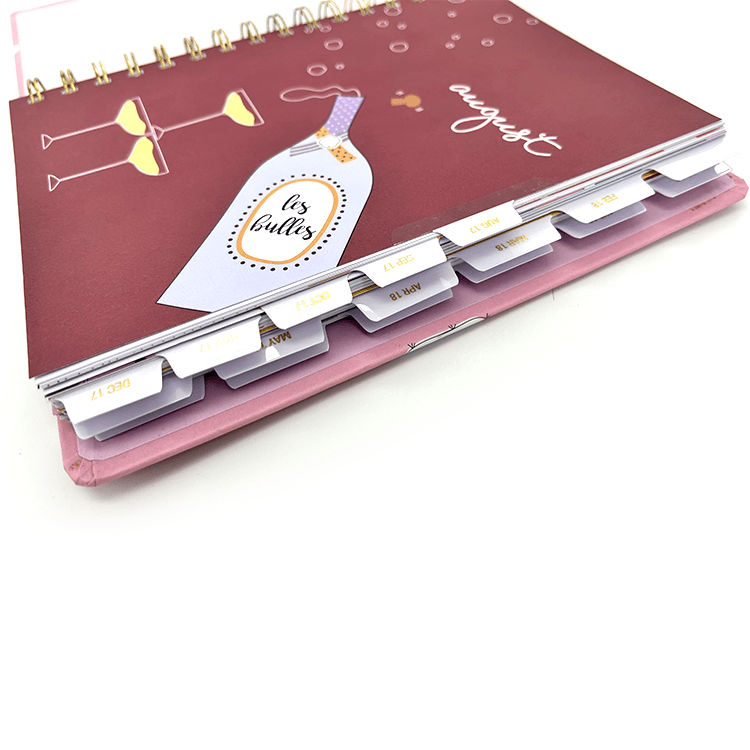 custom a4 a5 a6 sublimation note books spiral